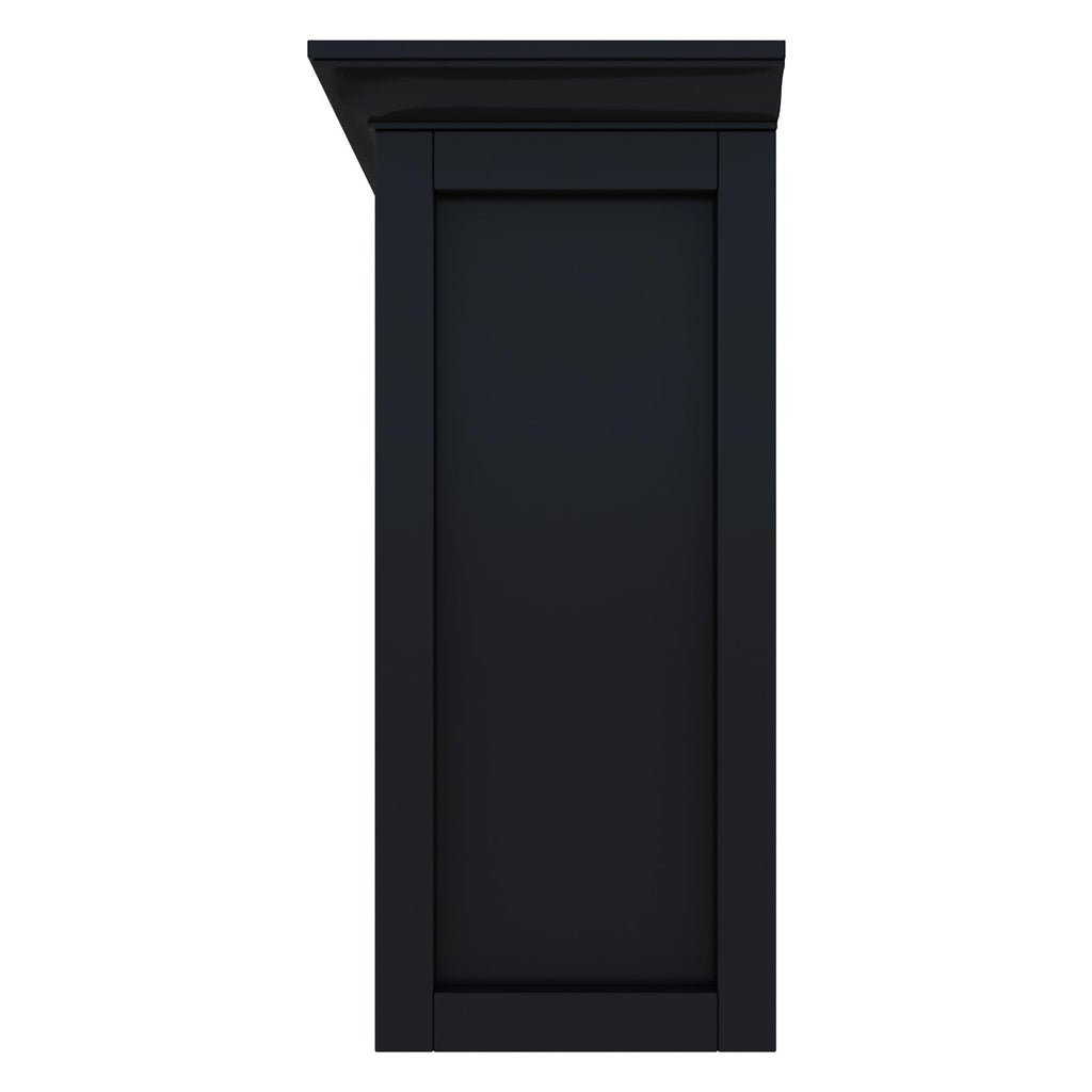 Black 8-Cube Open Bookcase with 2-Tier Low Cabinet E170169