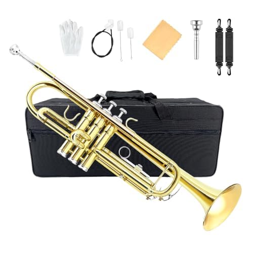 Bb Standard Trumpet Set with Hard Case, 7C Mouthpiece B35936