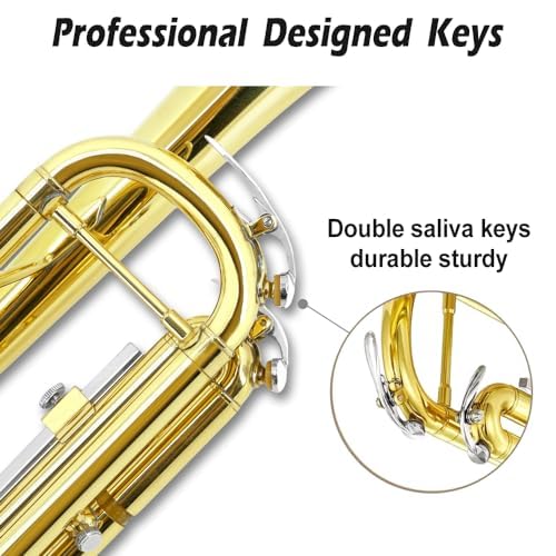 Bb Standard Trumpet Set with Hard Case, 7C Mouthpiece B35936