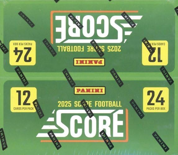 24 Pack Football Cards Box with 288 Cards Z742846