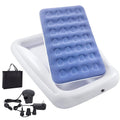 Inflatable Kids Travel Bed Toddler Air Mattress Set L461393