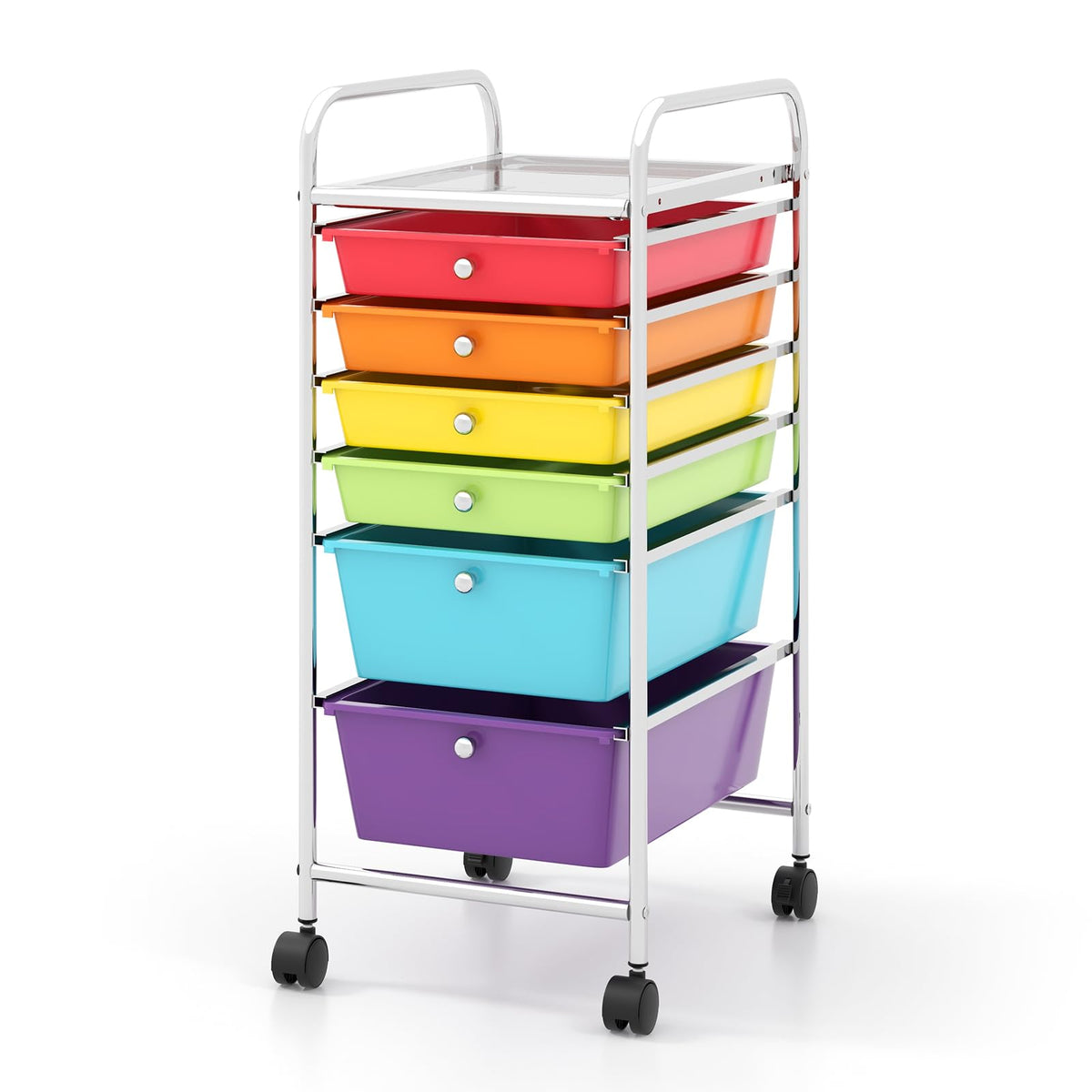 6 Drawer Rolling Storage Cart A261234