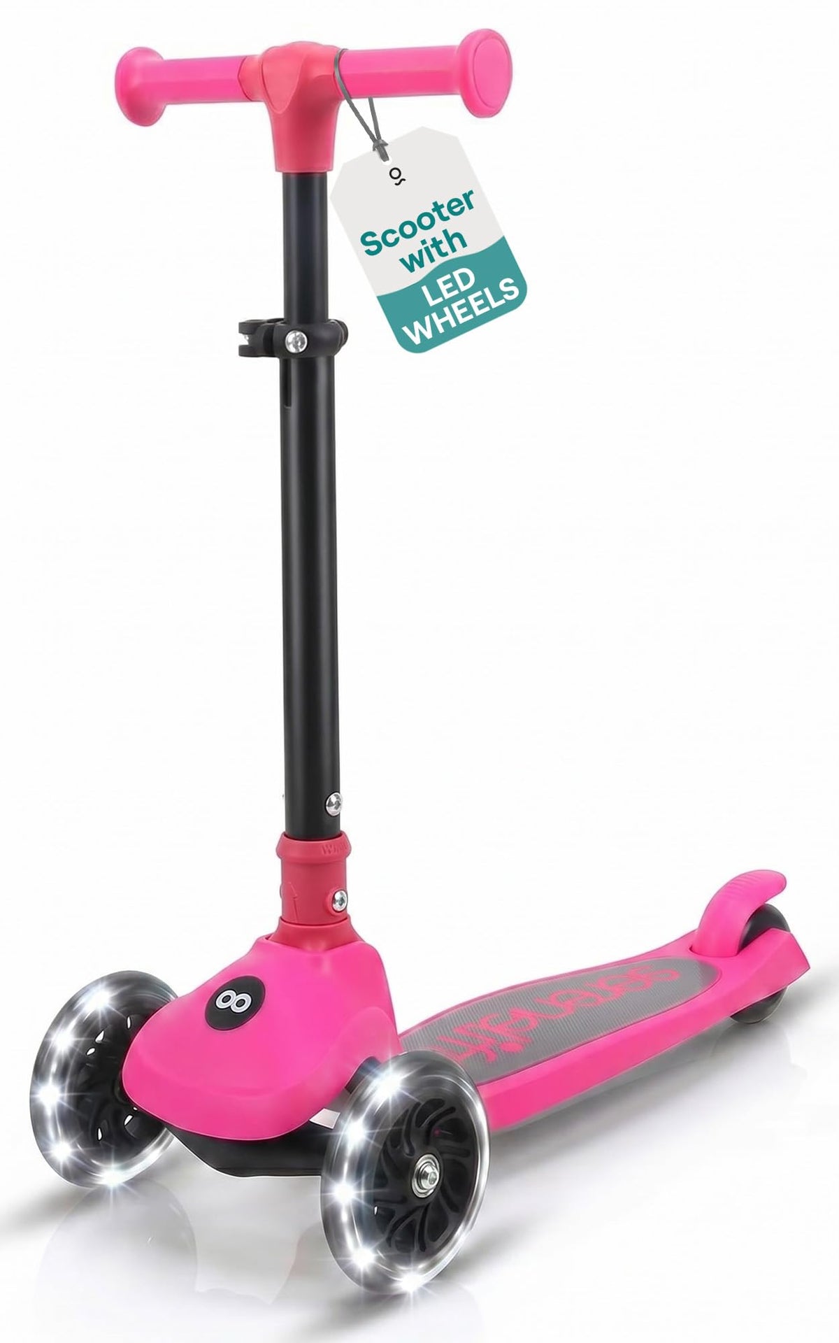 Adjustable 3 Wheel Kids Scooter with LED Wheels E652897