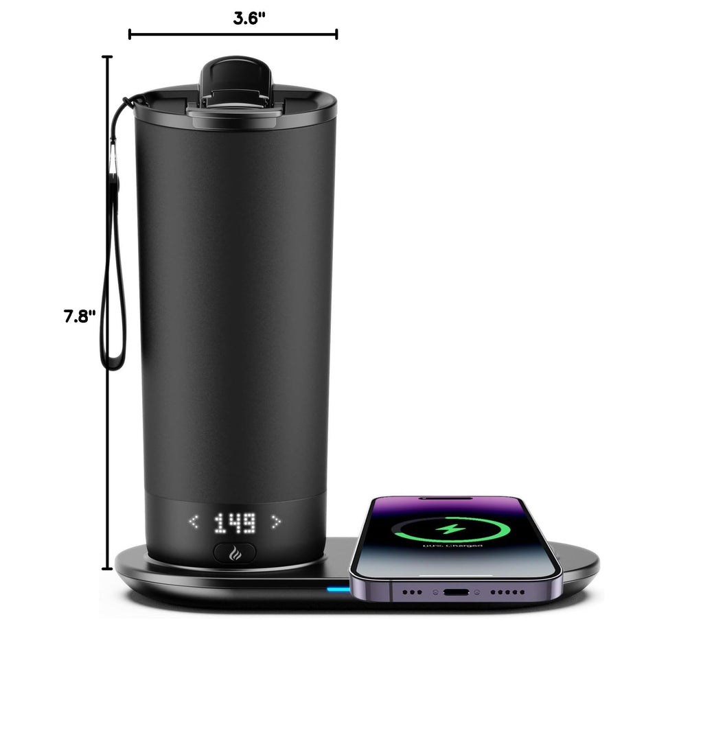 20 Oz Temperature Control Heated Travel Mug H8076