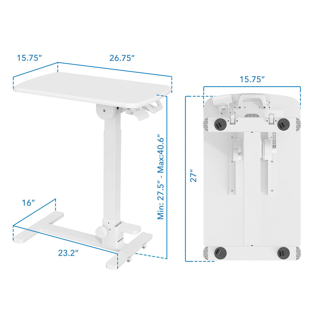 Overbed Table with Wheels T21519