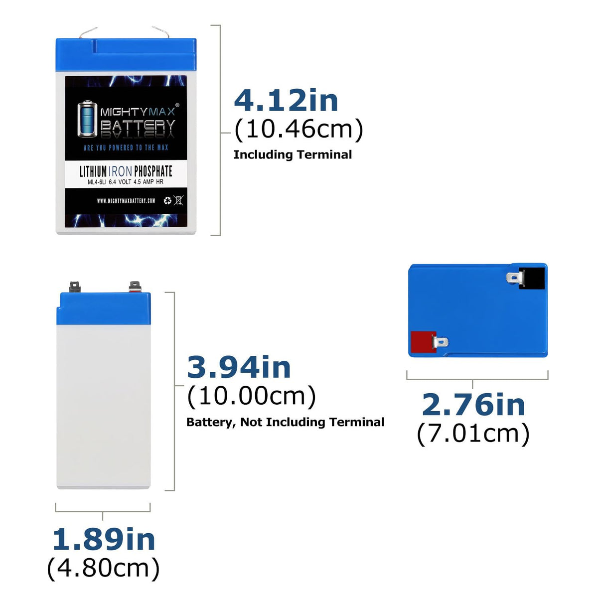 6V 4.5AH Lithium Replacement Battery U7510