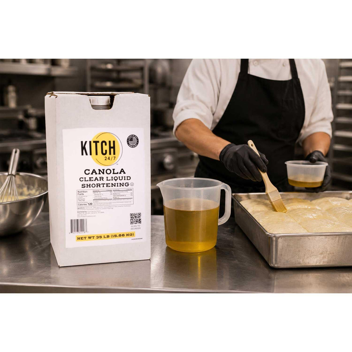 Canola Clear Liquid Shortening 35 lb Bulk U2139