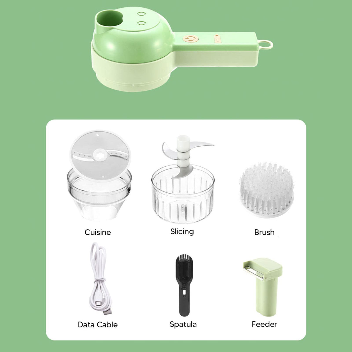 4 in 1 Handheld Electric Vegetable Cutter R266
