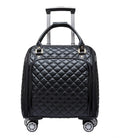Black 18inch Softside Spinner Wheel Underseat Carry On Suitcase N149174