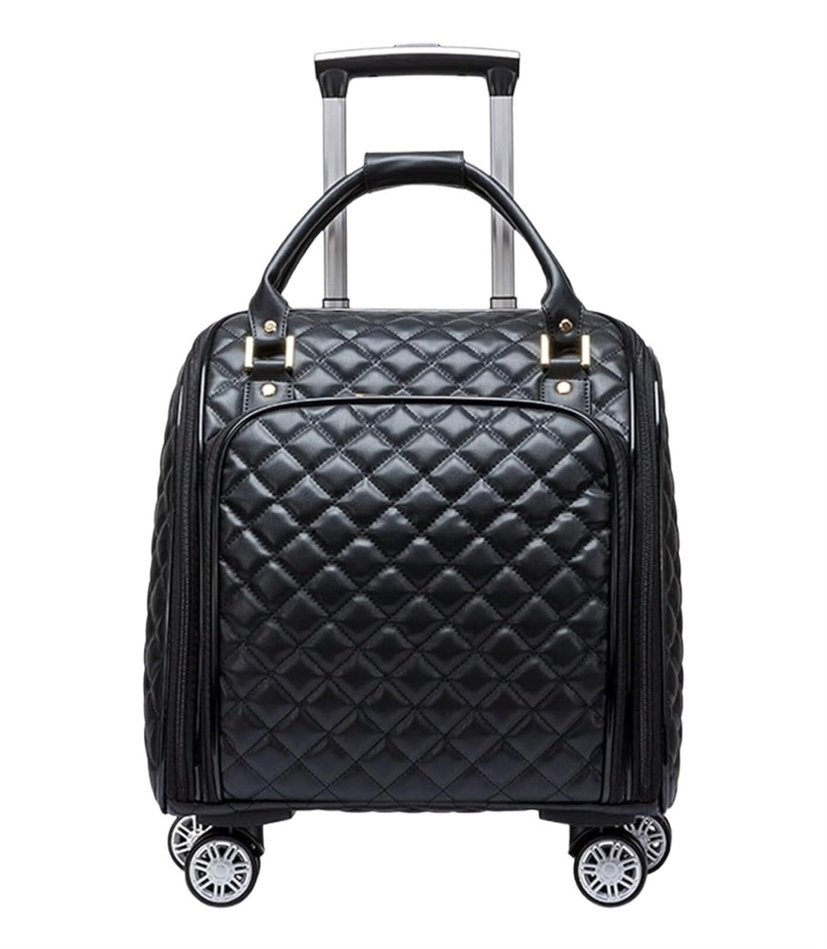Black 18inch Softside Spinner Wheel Underseat Carry On Suitcase N149174