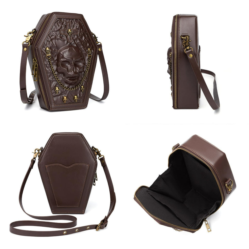Crossbody Purse and Handbags Gothic Steampunk Retro Small Shoulder Bag C3360