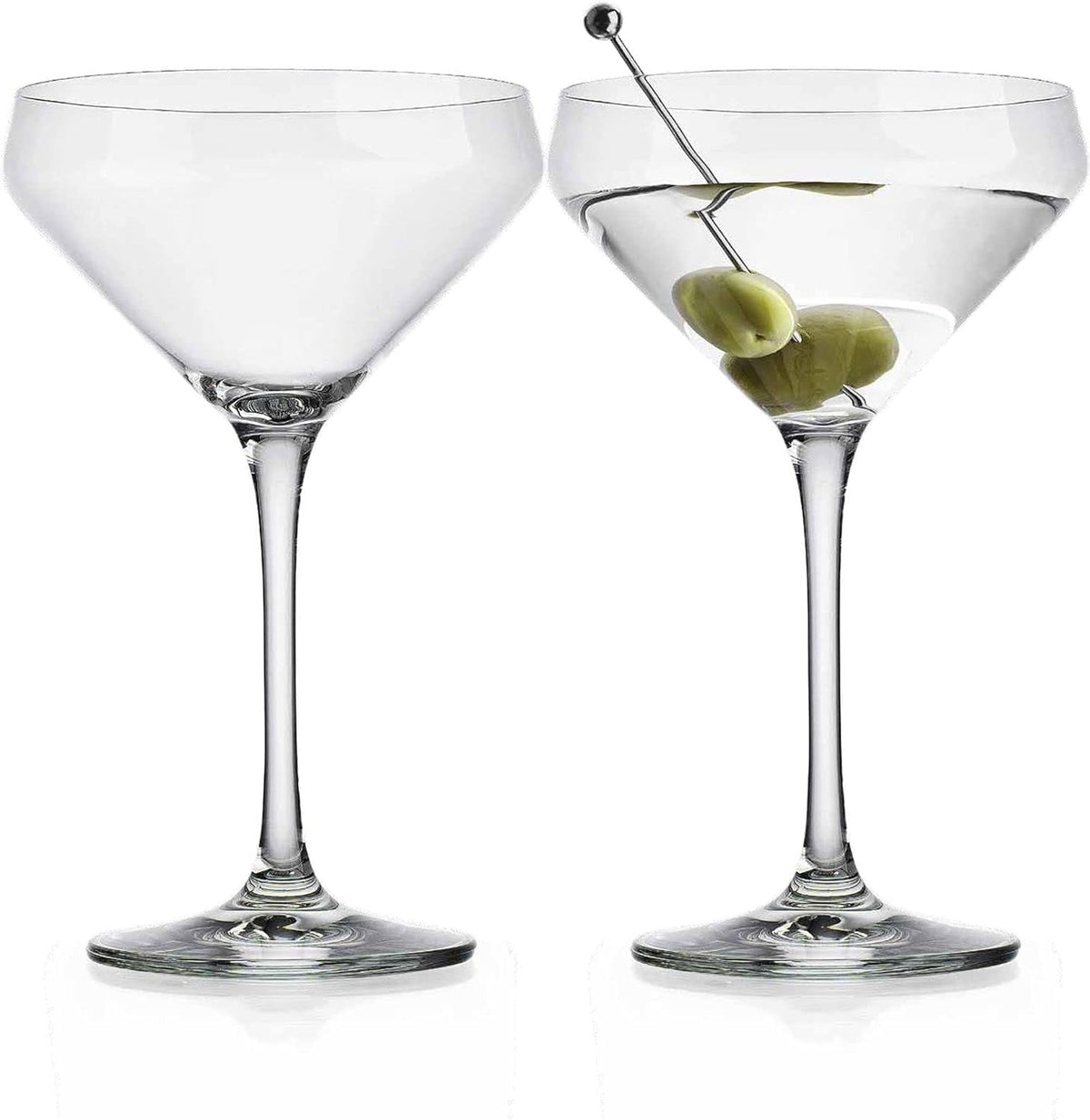 Martini Glasses Set of 4 Stemmed 10.5 Ounce Z982873