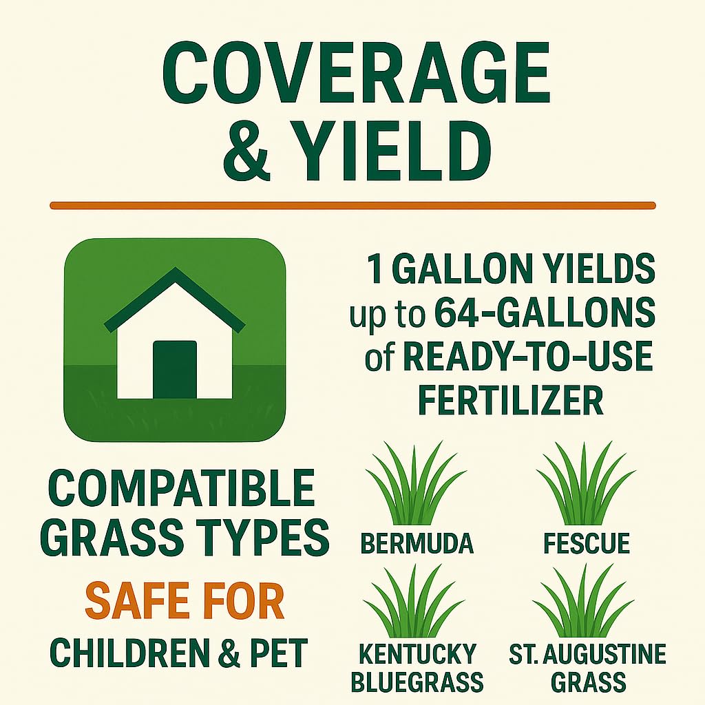 Liquid Lawn Fertilizer 1 Gallon F18982