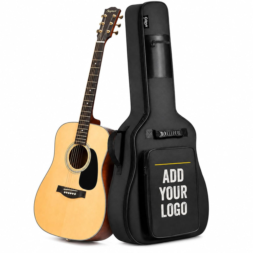 Soft Water Resistant Padded Guitar Gig Bag with Shoulder Straps and Pockets N430714