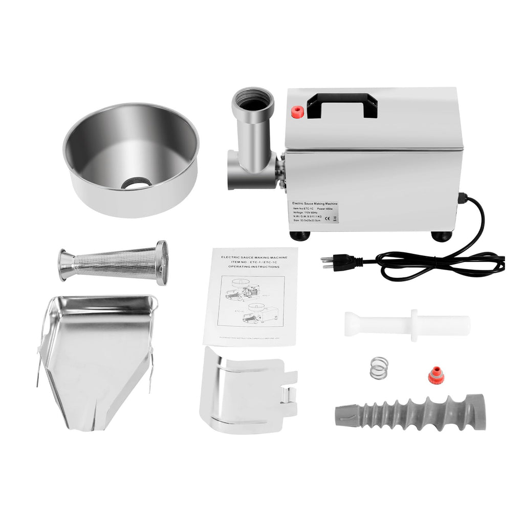 110V 450W Stainless Steel Electric Tomato Strainer R4400