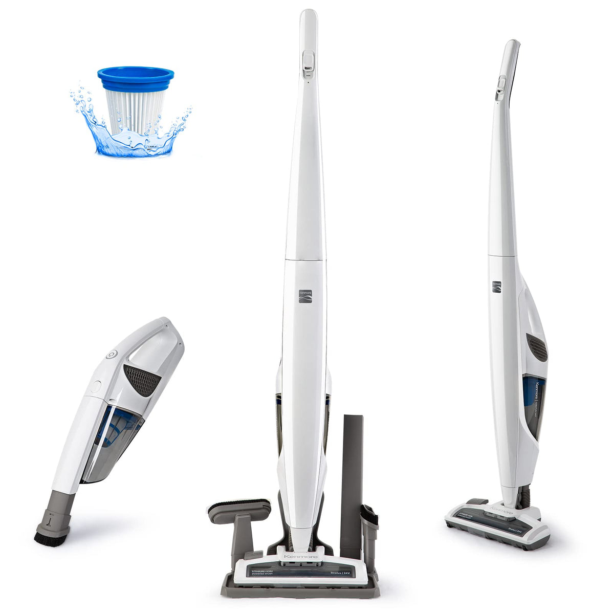 Cordless Stick Vacuum Lightweight Cleaner 2-Speed Suction Z737701