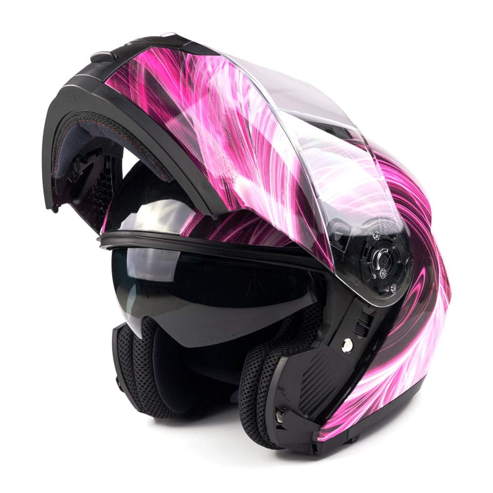 Adult Modular Motorcycle Helmet DOT Full Face Flip-up K544