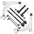 Front Lower Control Arm Suspension Kit with Ball Joint Tie Rods 8 pcs J414