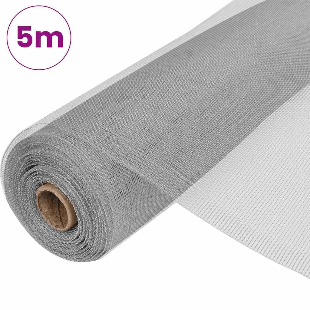 Aluminum Mesh Screen Roll 39.4 x 196.9 Inches Silver T241960