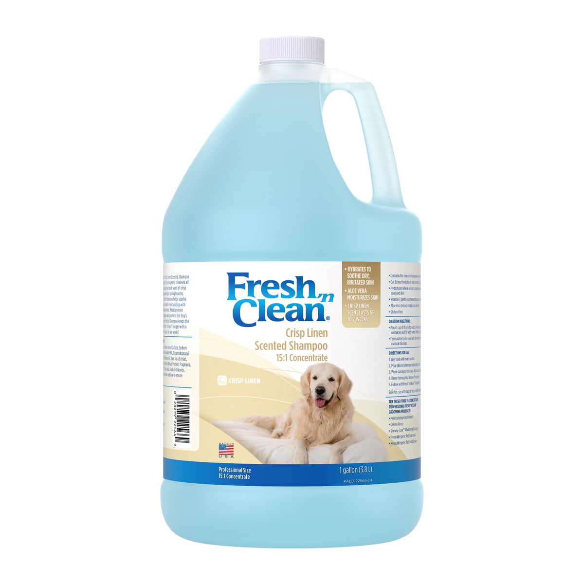 Linen Scented Shampoo 1 Gallon with Vitamin E & Aloe Vera I6525