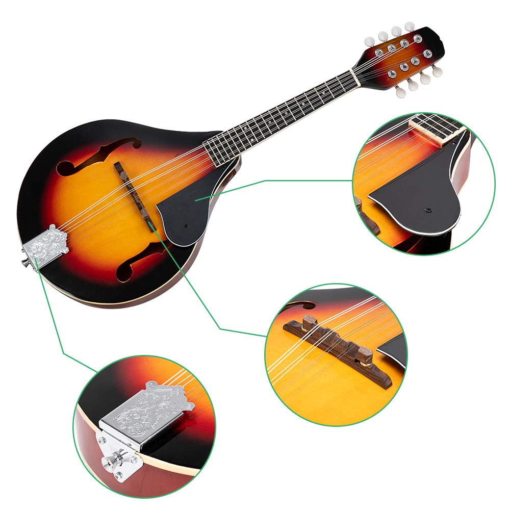 A Style Mandolin Musical Instrument with Guard Board A5968