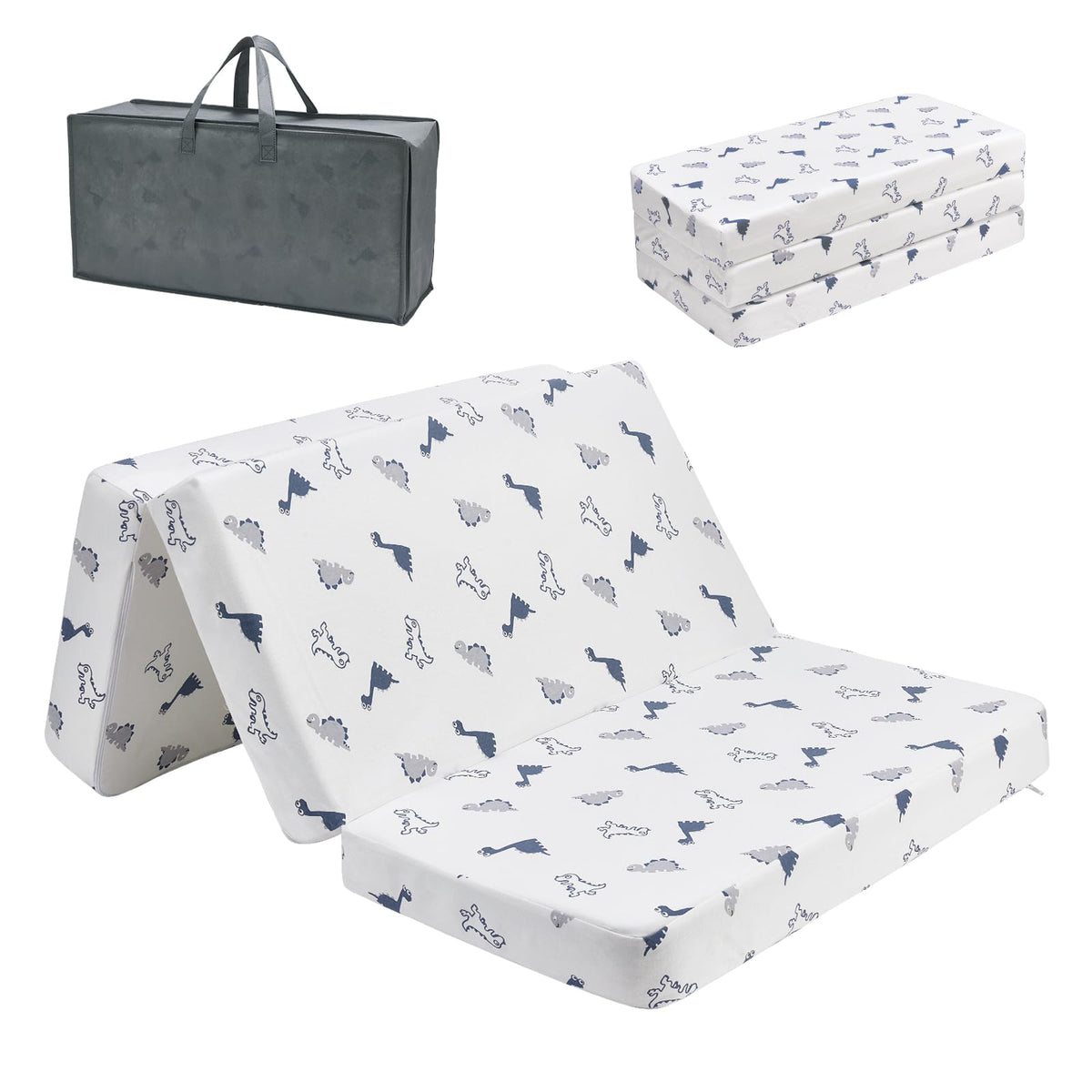 Trifold Pack and Play Mattress 38'' x 26'' x 3'' Memory Foam W9617
