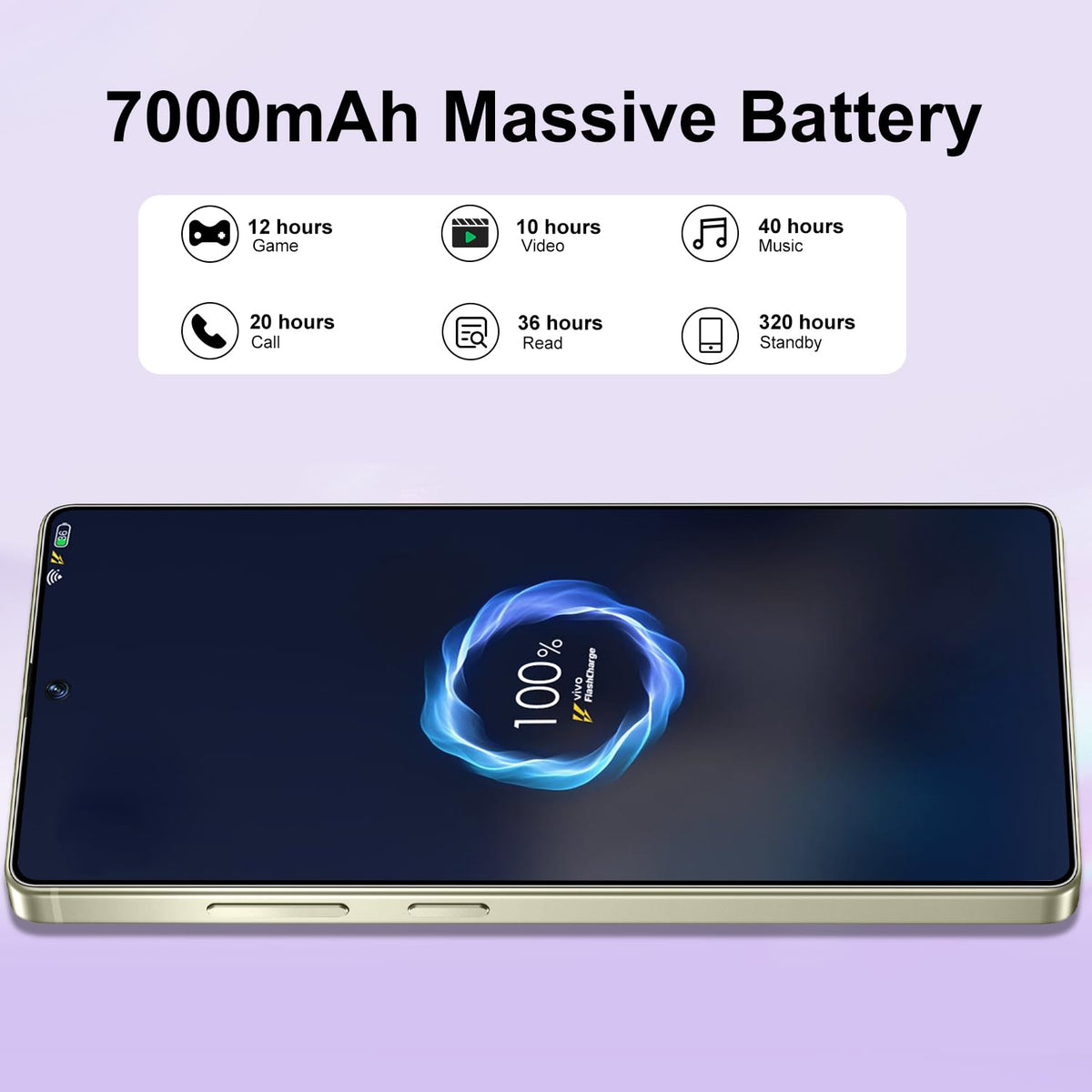 5G Unlocked Smartphone 12GB+512GB 6.99" 7000mAh Black I5376