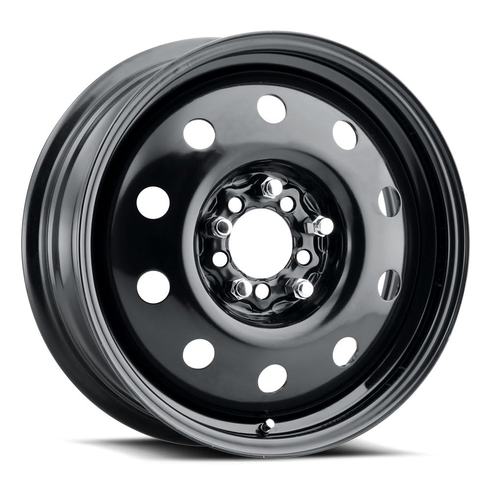 Black 16X6" 5X100 & 5X115 Steel Wheel U698