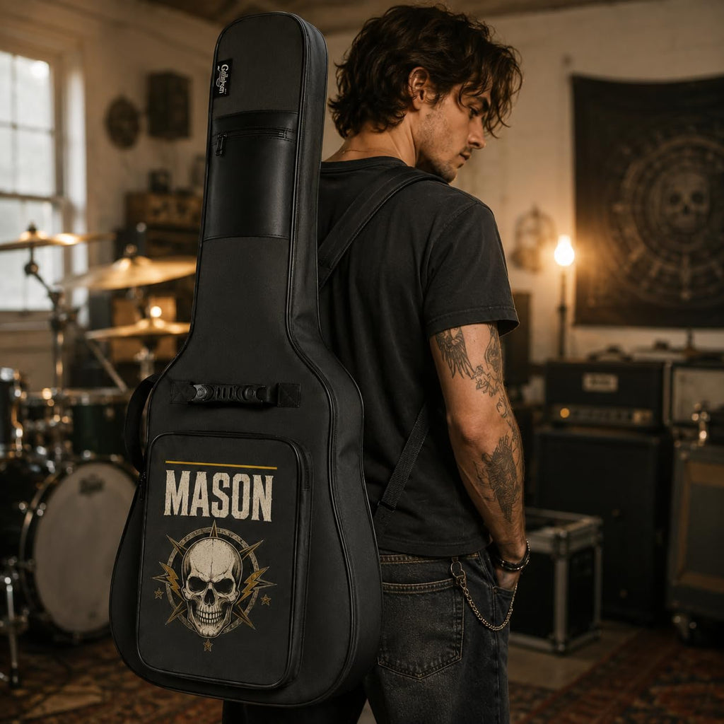 Soft Water Resistant Padded Guitar Gig Bag with Shoulder Straps and Pockets N430714