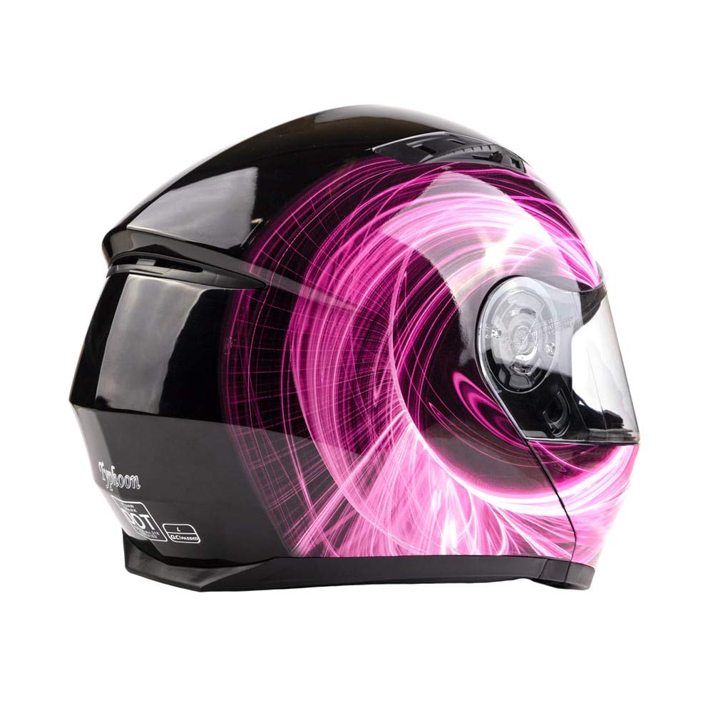 Adult Modular Motorcycle Helmet DOT Full Face Flip-up K544