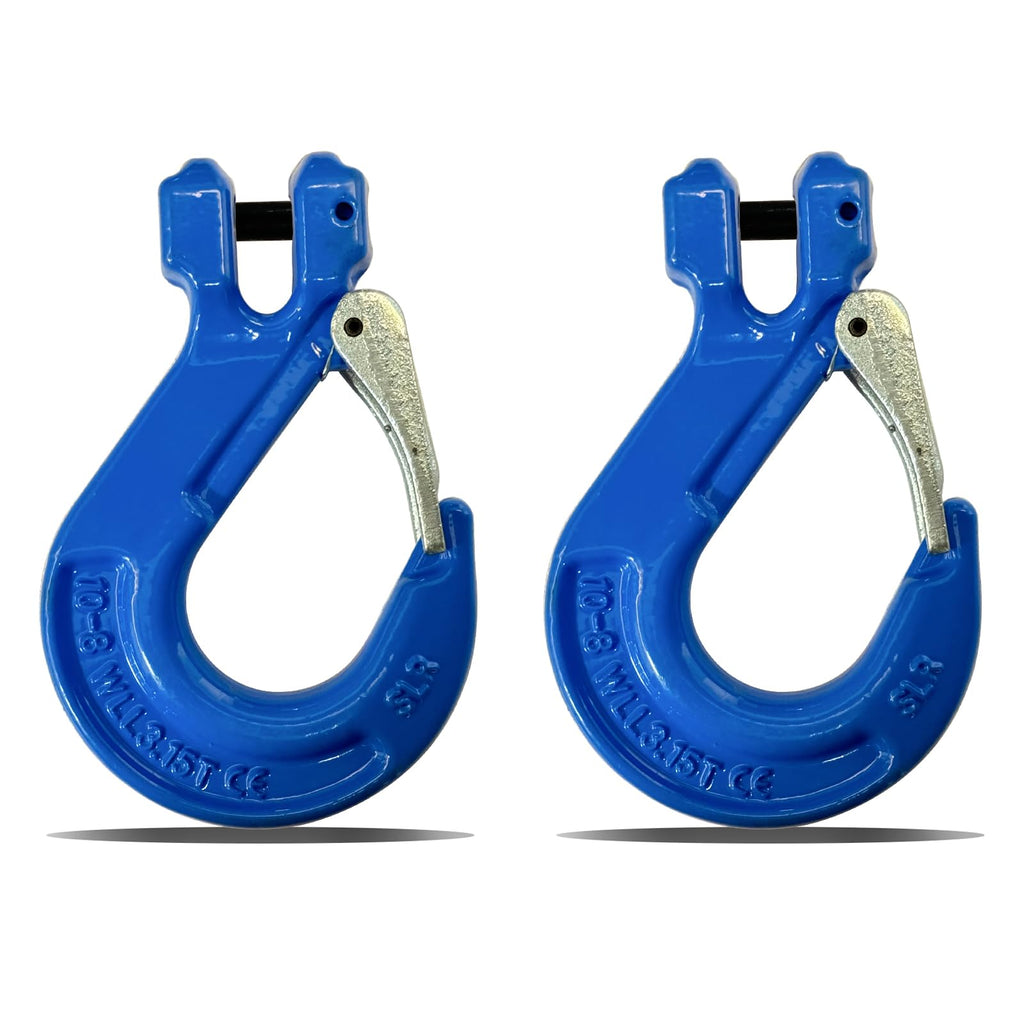 2 Pack 3/8" Heavy Duty Forged Clevis Slip Hook 6900Lbs X355943