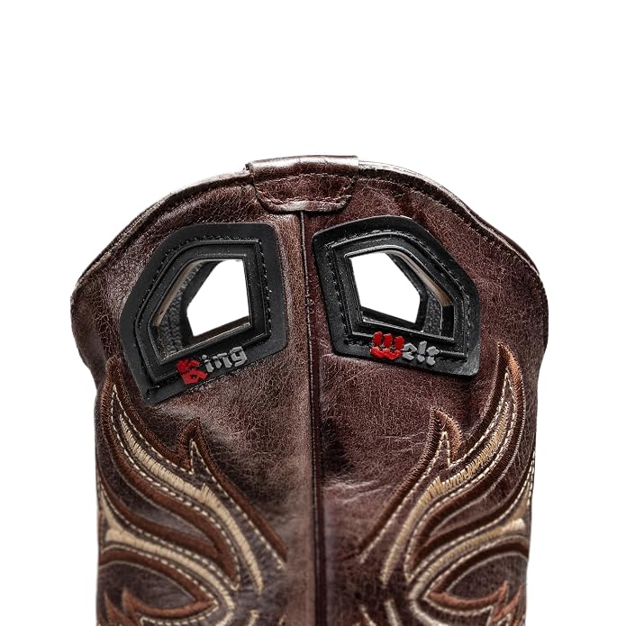 Genuine Leather Alligator Skin Print Western Work Boots V11912