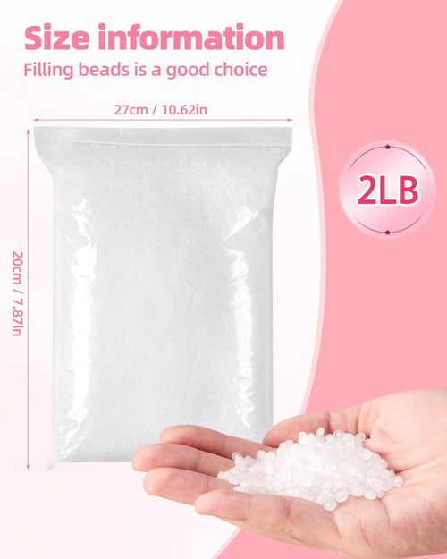 2 lb Poly Pellets Weighted Stuffing Beads L891