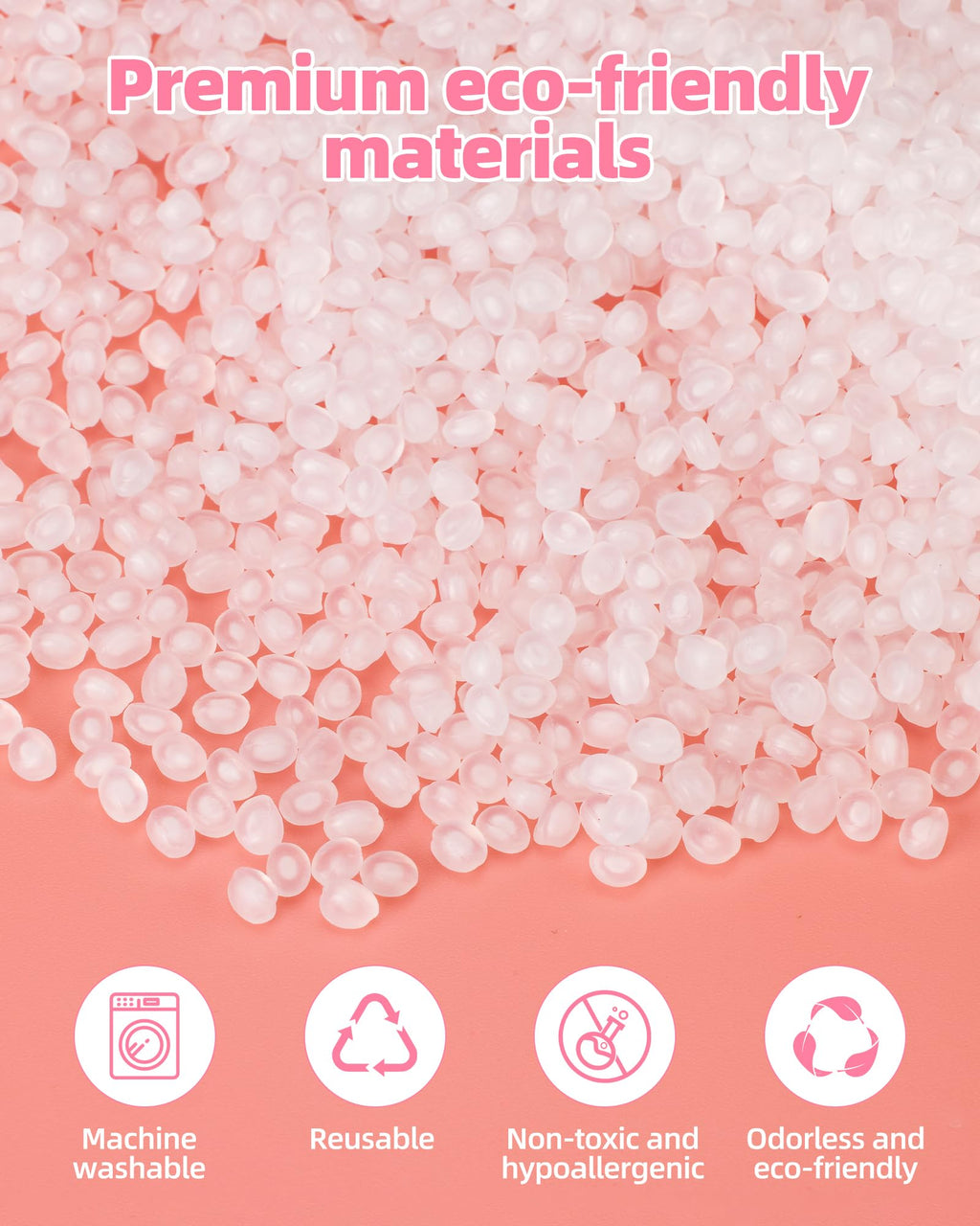 2 lb Poly Pellets Weighted Stuffing Beads L891