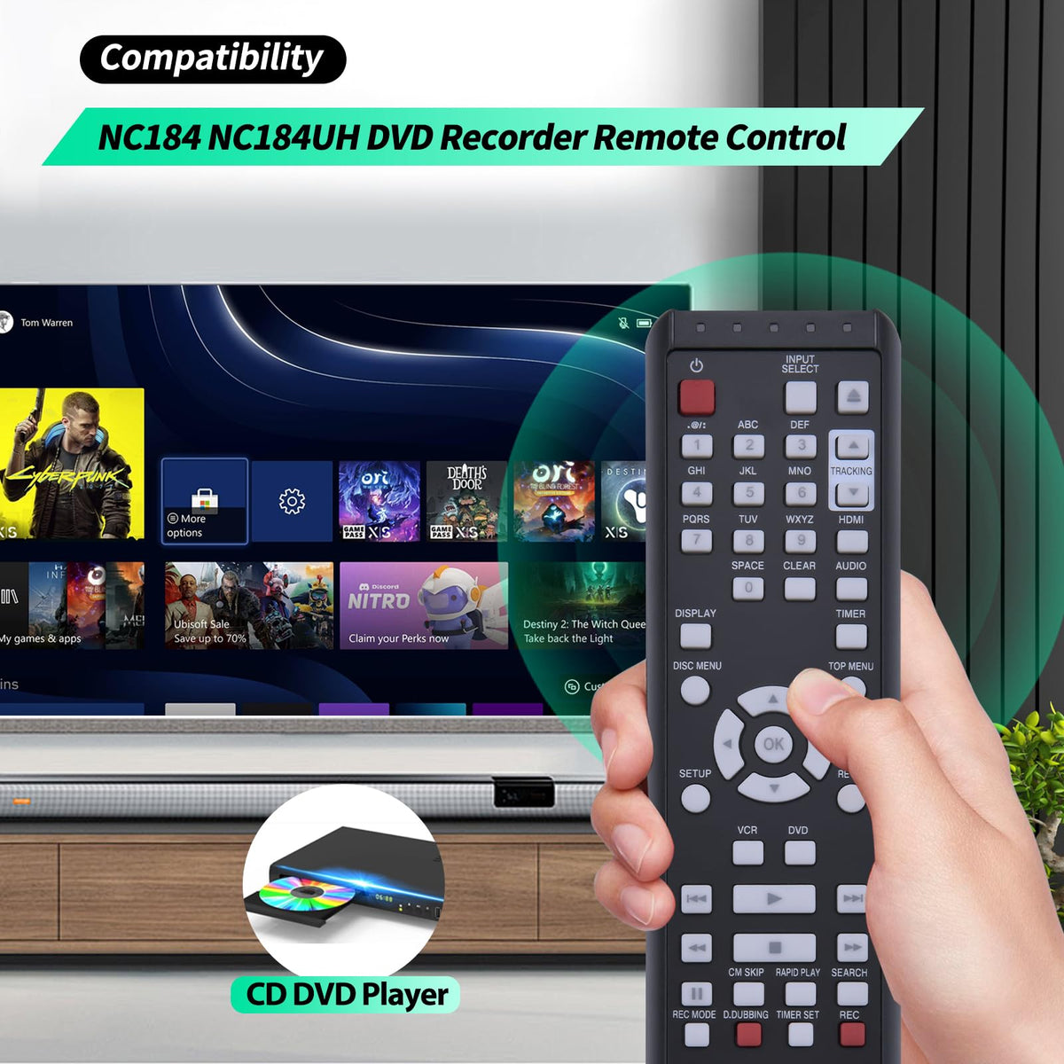 Replacement Remote for SANYO TV J181