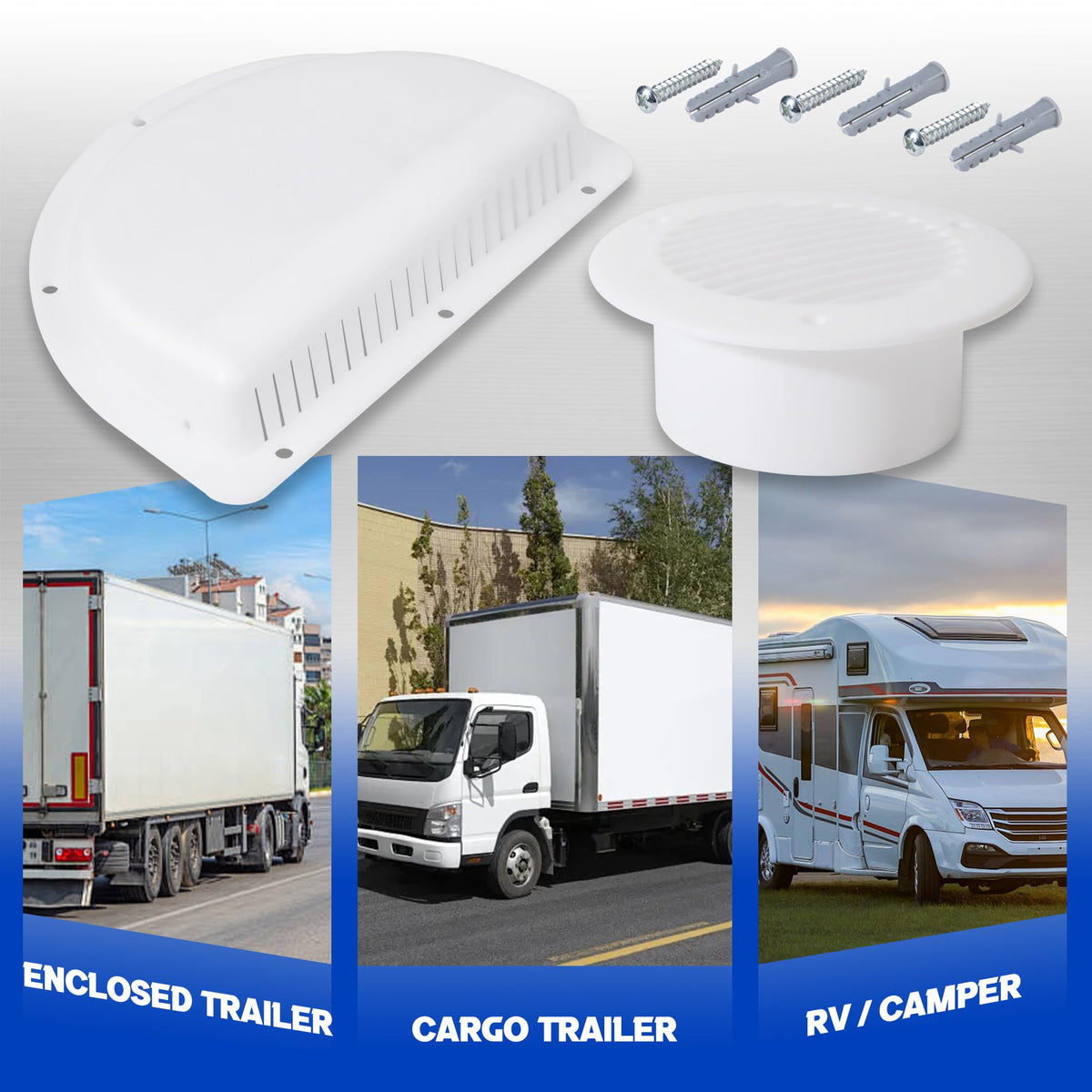 RV Vent Covers with Mounting Hardware Y36188
