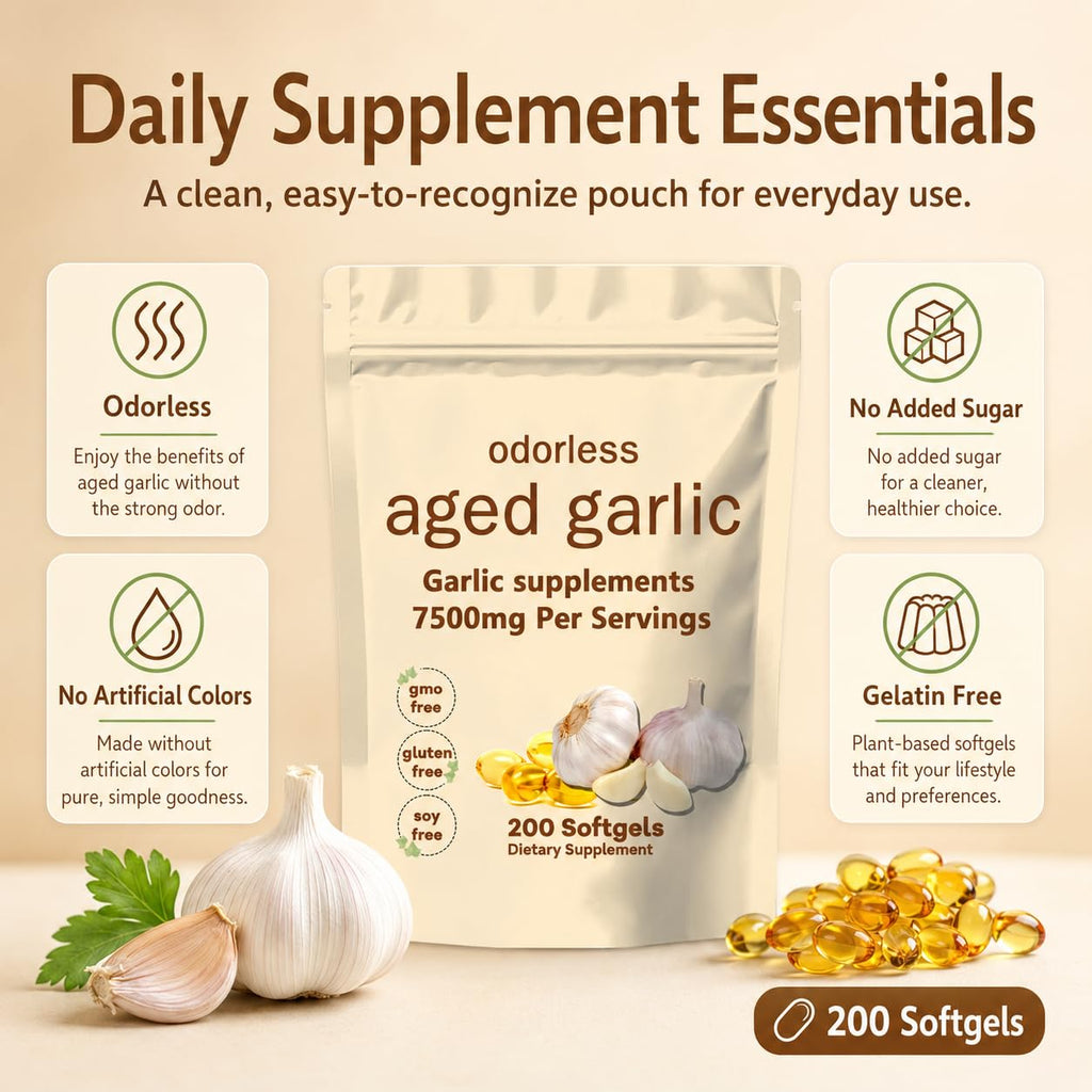 Aged Garlic Extract Softgels 200 Count P791