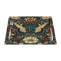Vintage Butterfly Floral Woven Placemat 12X18 in J9866