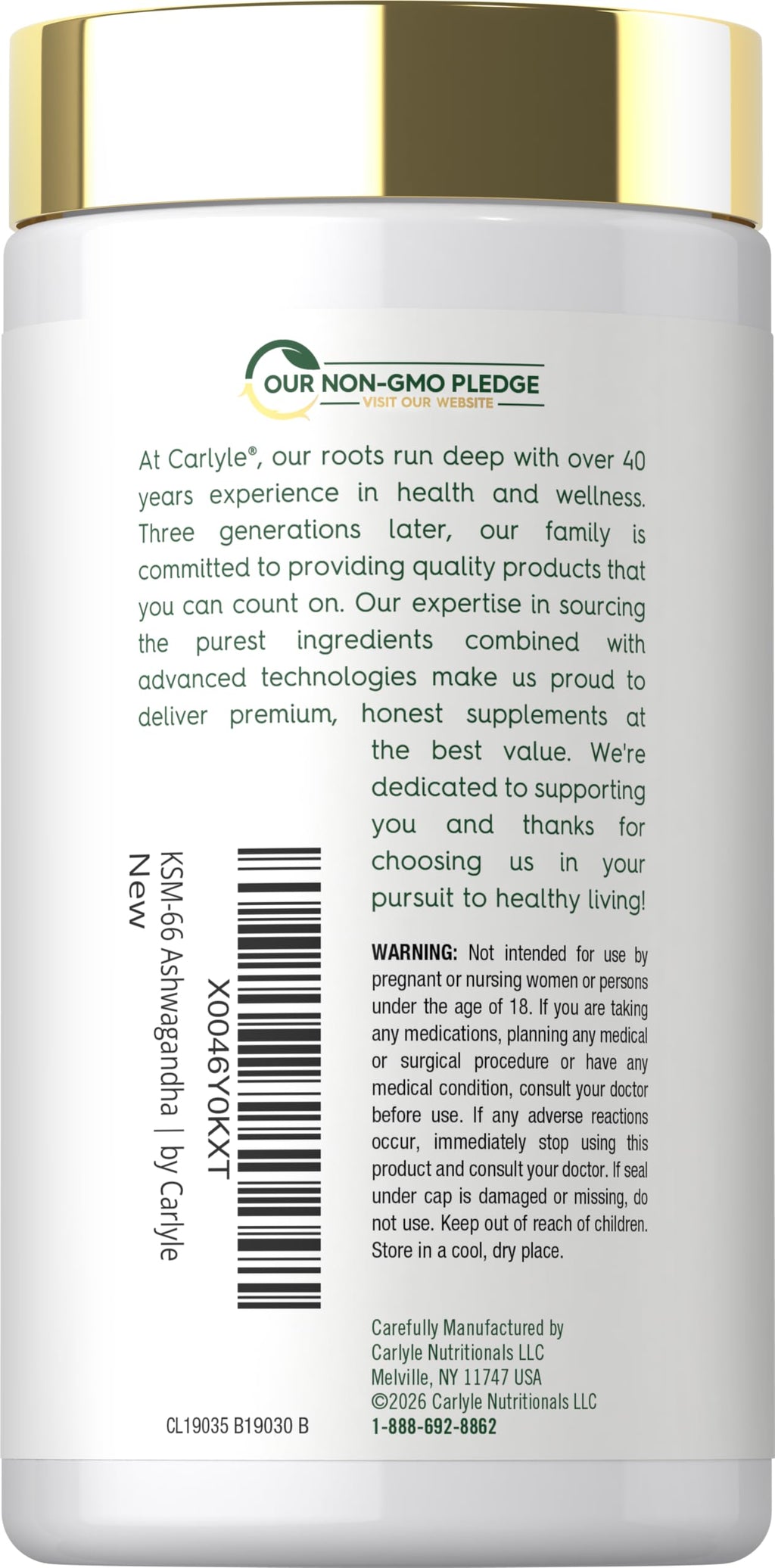 Ashwagandha Root Extract 600mg 120 Vegan Caplets X489