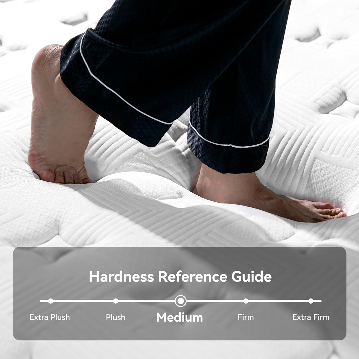 Queen Size 12 Inch Hybrid Memory Foam Mattress Z590