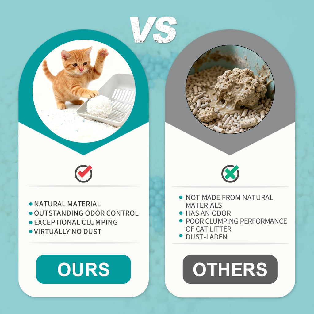 Cassava Cat Litter Odor Control Dust-Free Clumping X58863