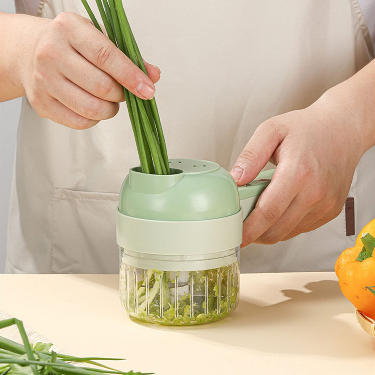 4 in 1 Handheld Electric Vegetable Cutter R266