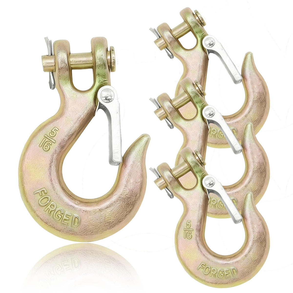 5/16" Clevis Slip Hook with Safety Latch G866