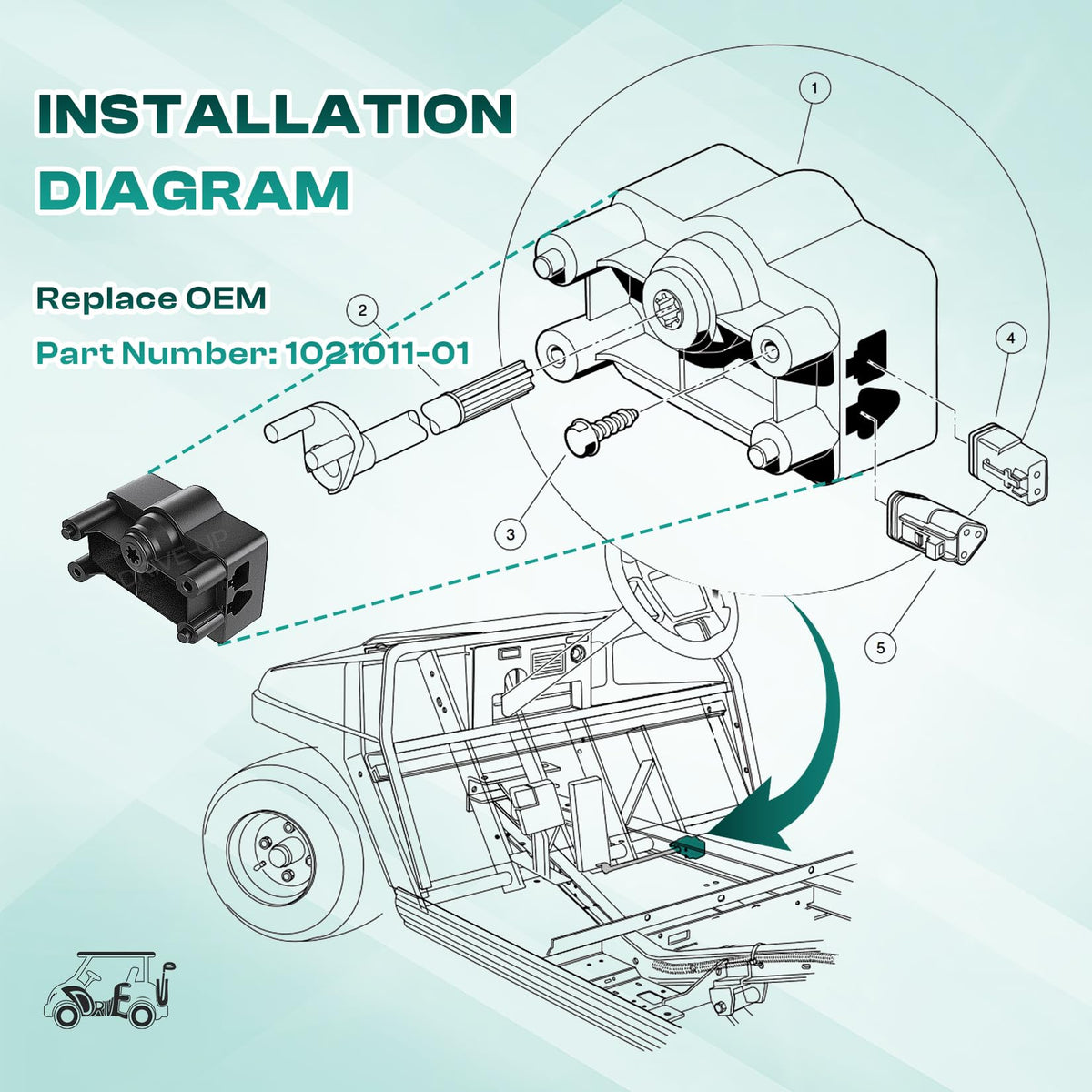 Golf Cart Motor Controller O726519