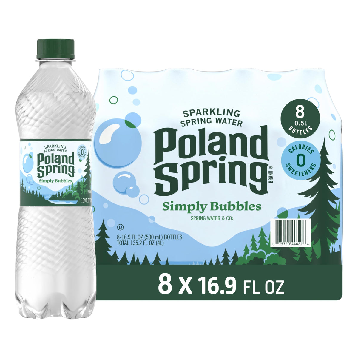 Sparkling Bottled Water 16.9 Fl Oz 8 Pack X537