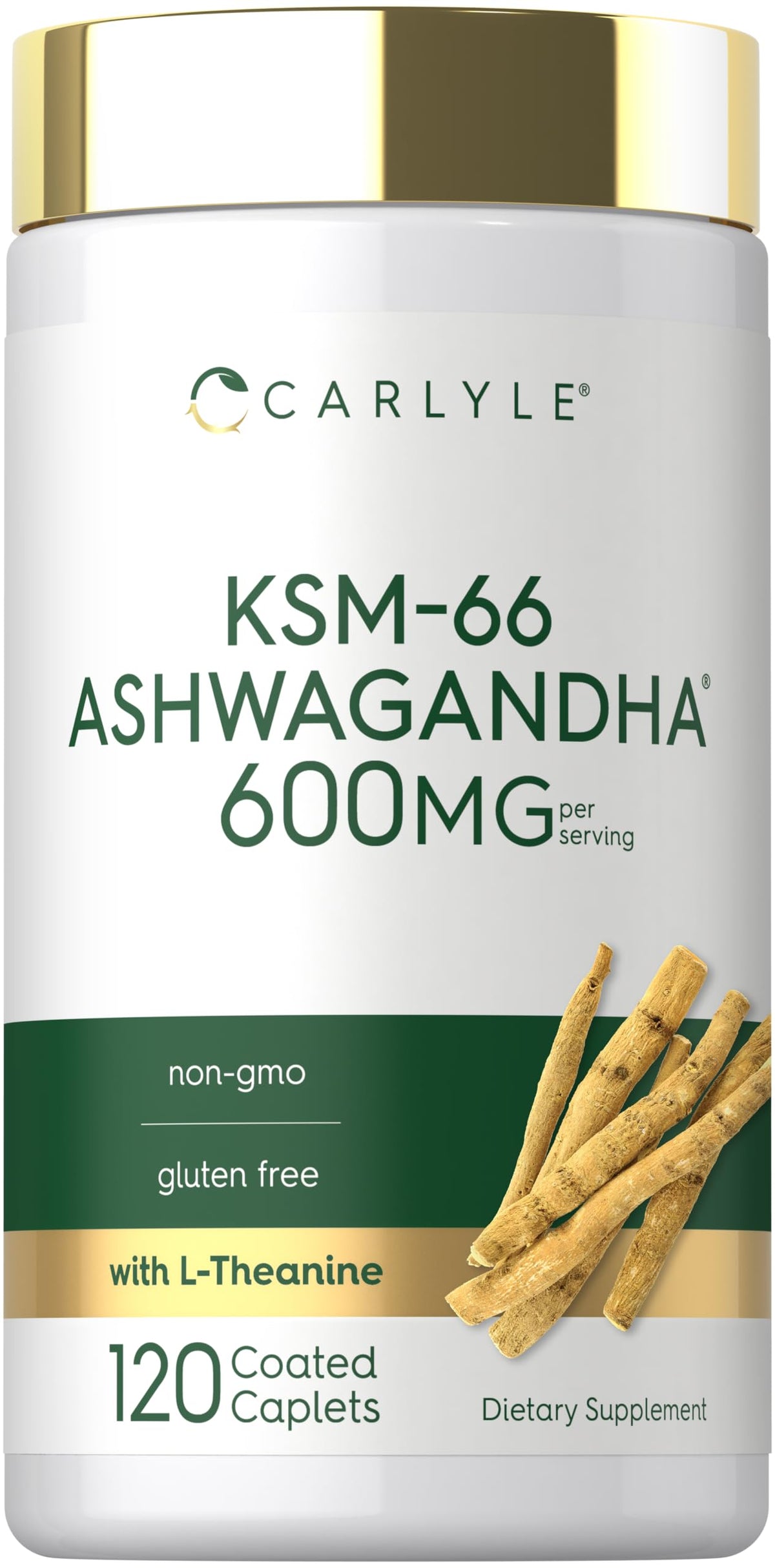 Ashwagandha Root Extract 600mg 120 Vegan Caplets X489