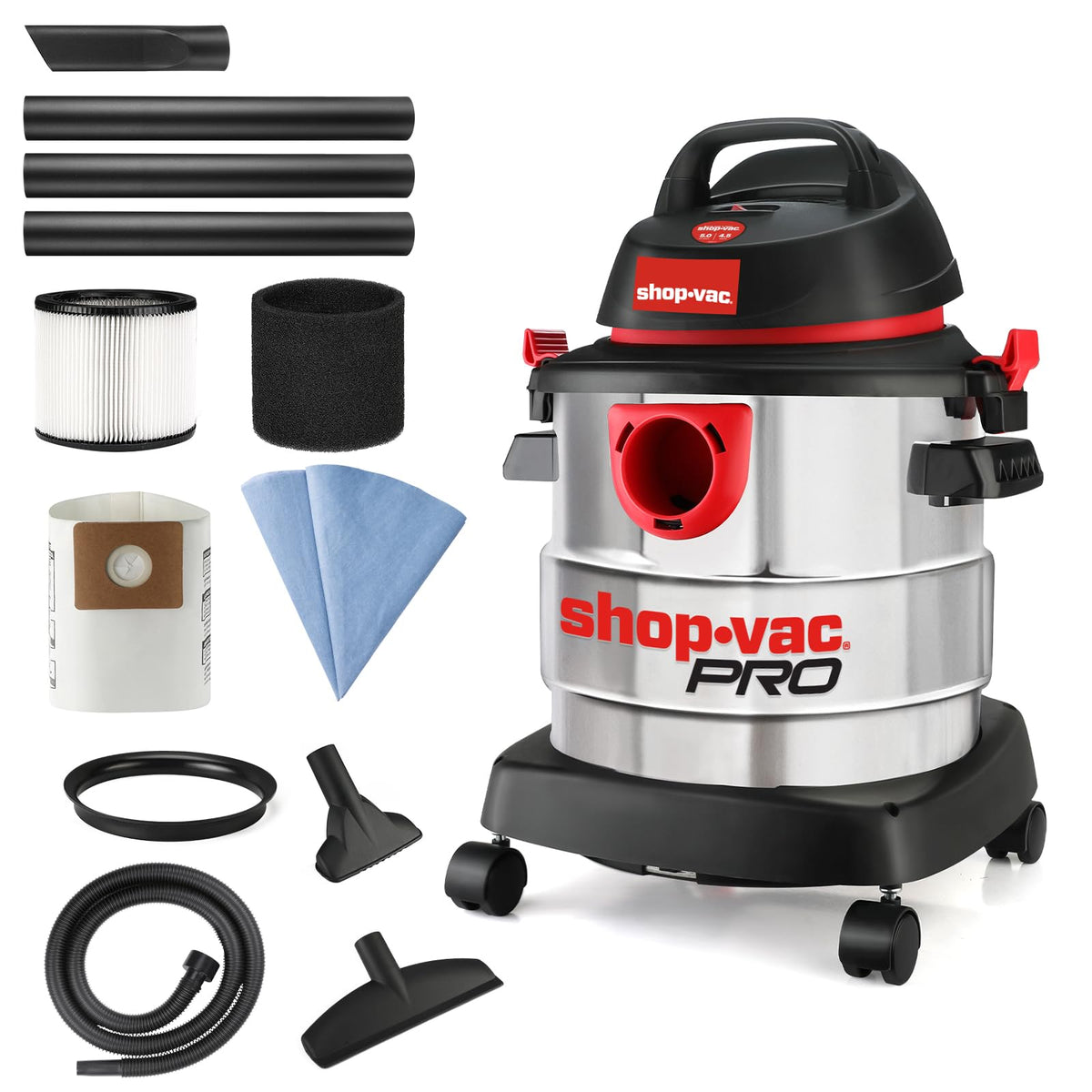 5 Gallon Stainless Wet/Dry Vac Blower E41977