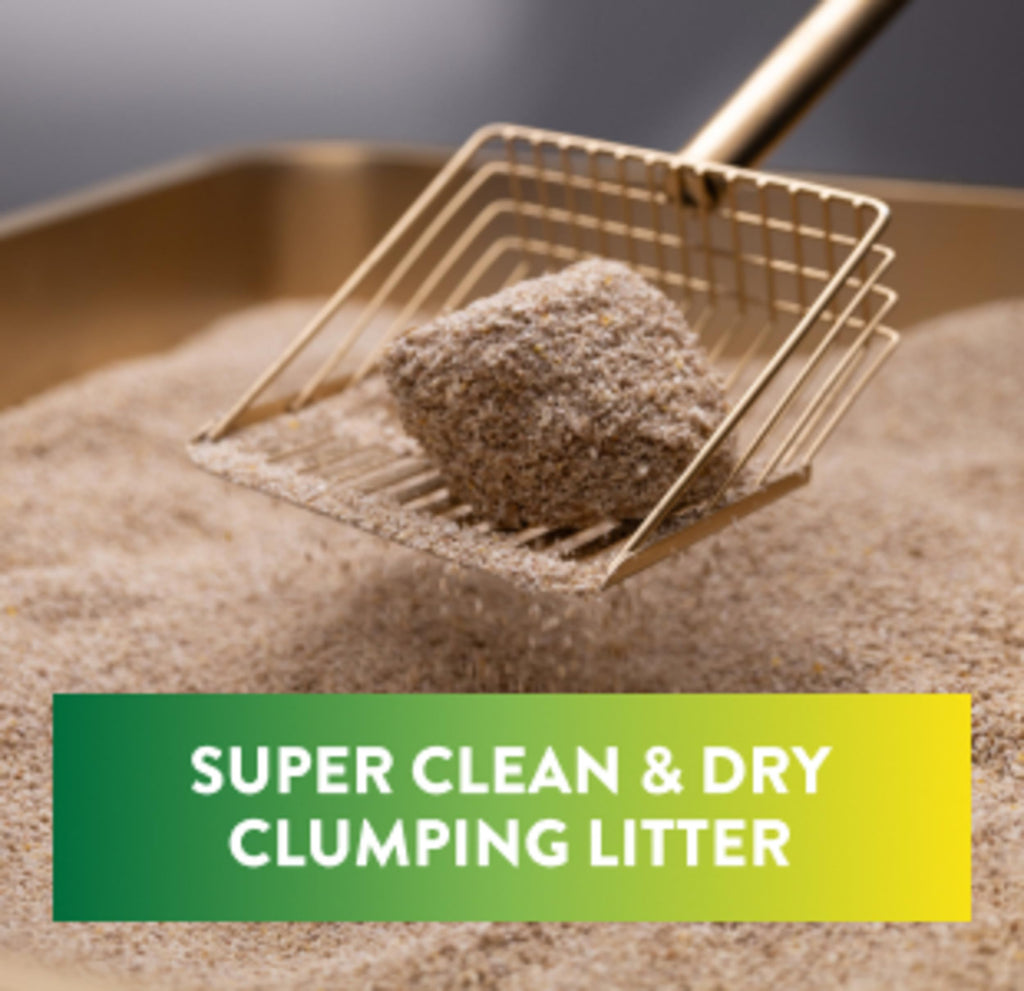Plant-Based Clumping Cat Litter Unscented 15 Lbs H9646