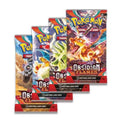 Pokemon Booster Pack Lot Obsidian Flames x4 E7982