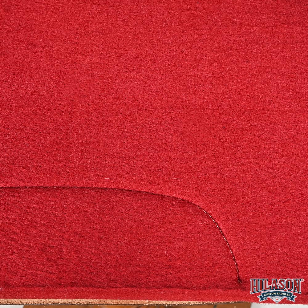 Western Wool Felt Horse Saddle Pad Black 32x30 M8606